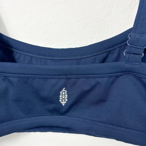 FREE PEOPLE MOVEMENT BLUE ADJUSTABLE STRAP BRA WOMEN SIZE LARGE - Picture 3 of 5